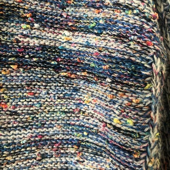 Rails - Elsa Speckled Blue Long Sleeve Knitted Cotton Blend Sweater - Picture 8 of 11